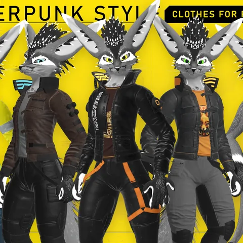 Cyberpunk Style Clothes for Rexouium